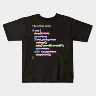 Pug source code Kids T-Shirt